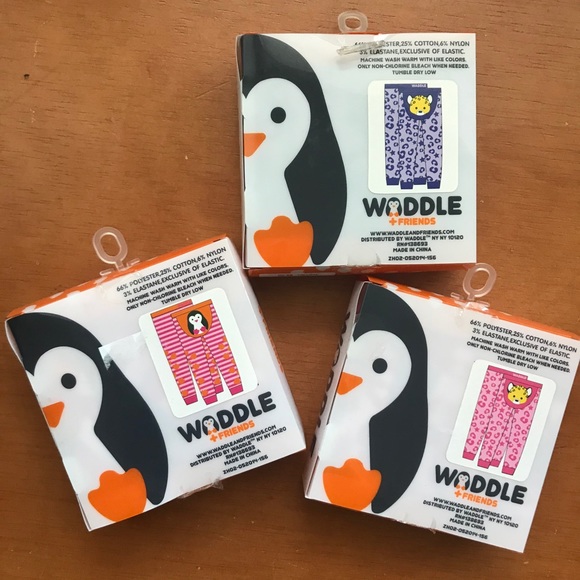 Waddle NEW Footless Tights Penguin Smow Leopard - Picture 16 of 16